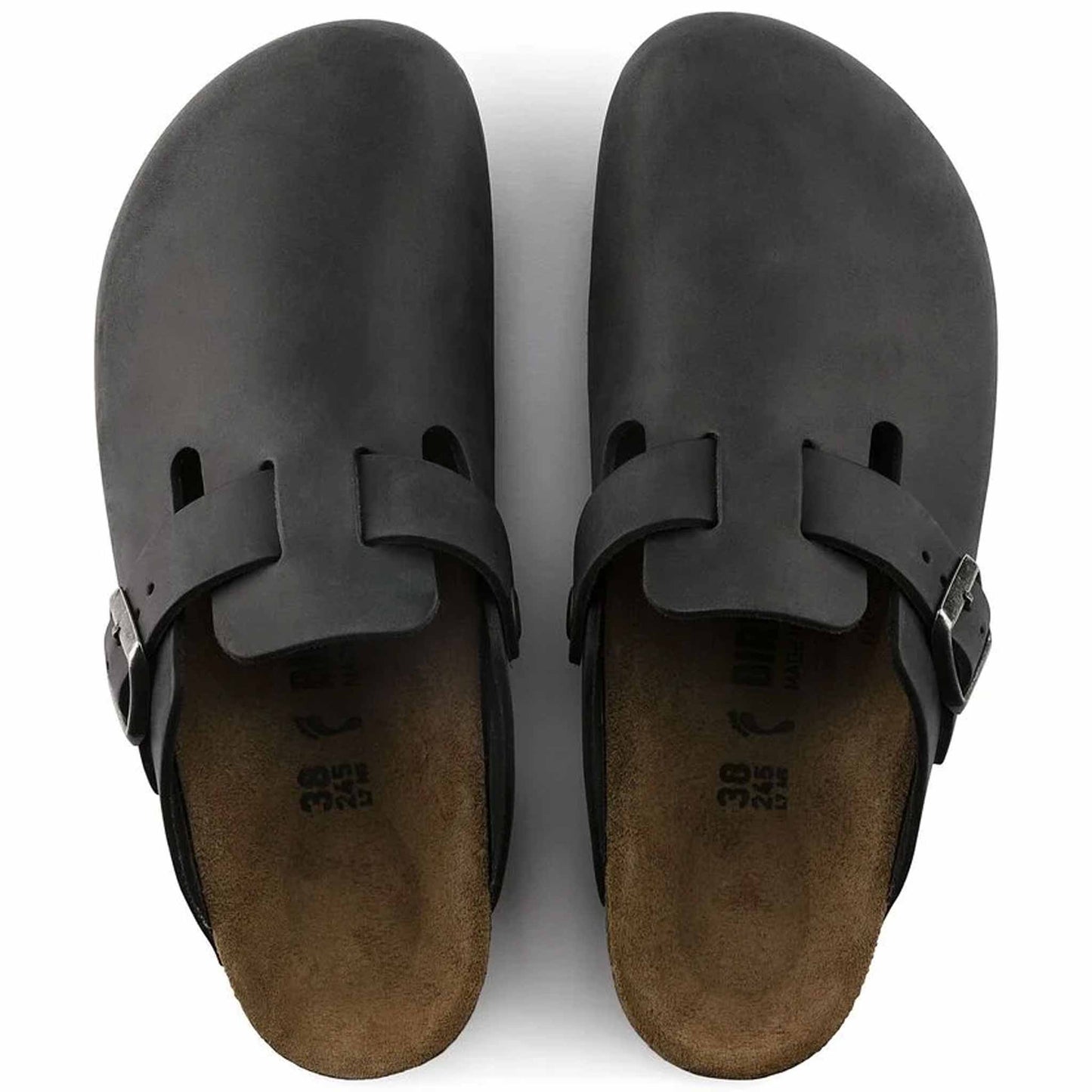 Sabot Boston Birkenstock 0059463 pelle oliata nera (35-40)
