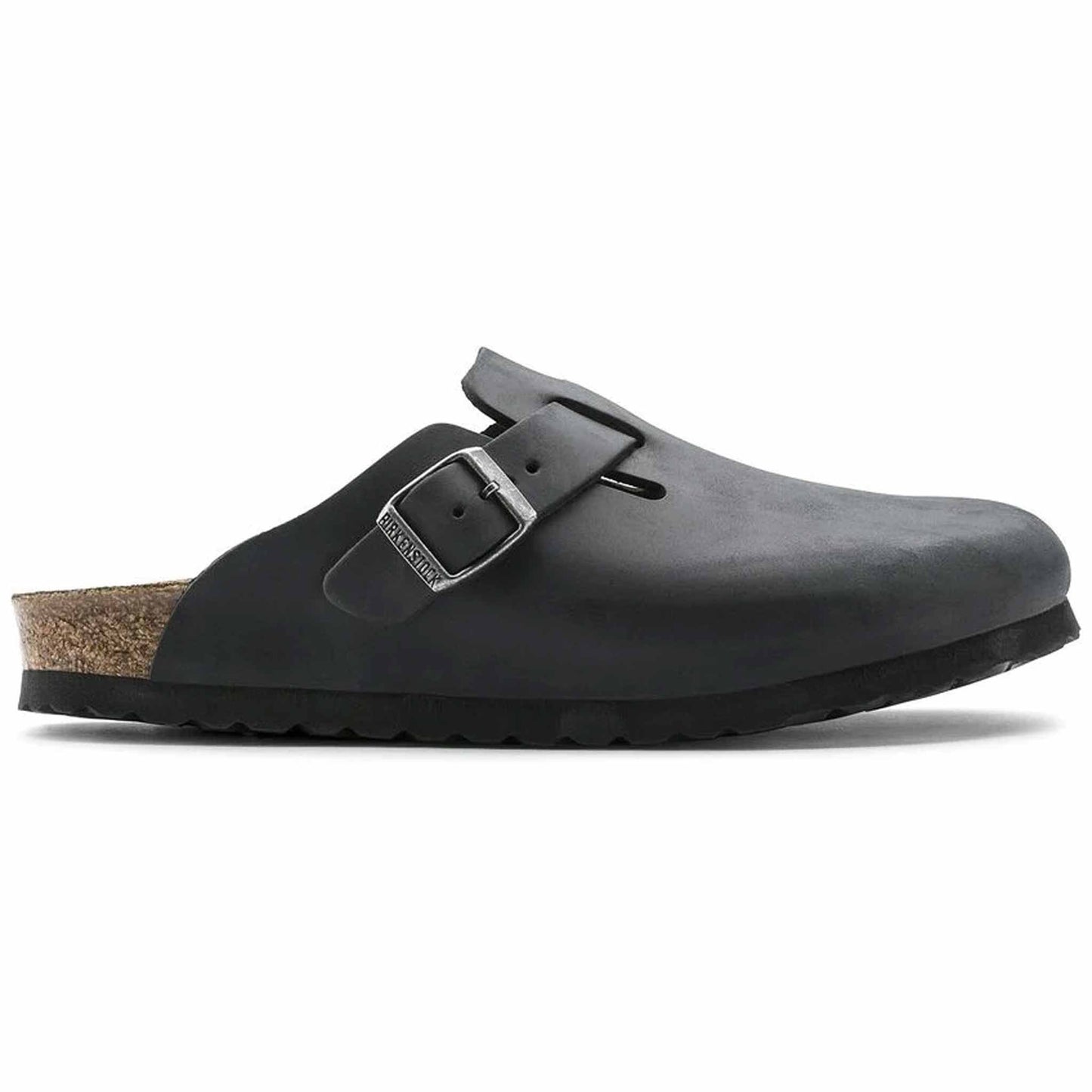 Sabot Boston Birkenstock 0059463 pelle oliata nera (41-46)