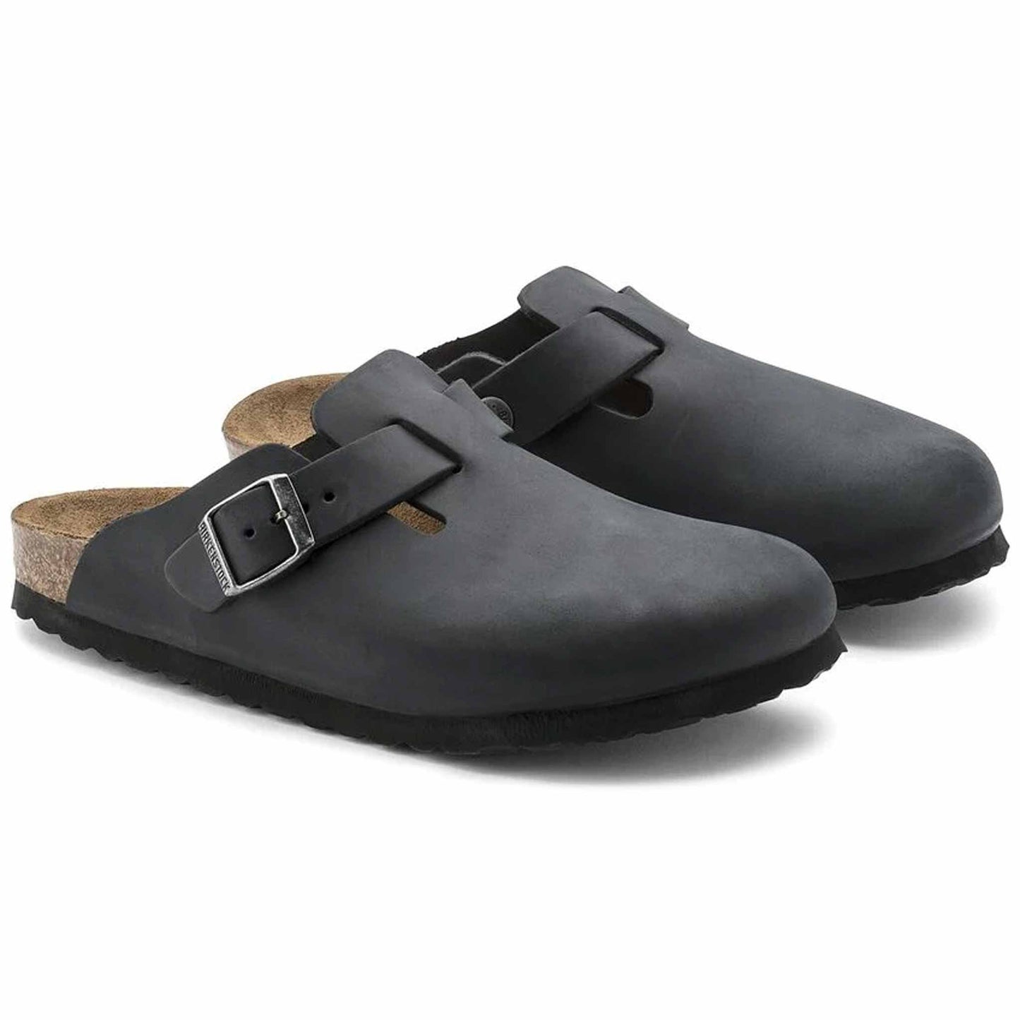 Sabot Boston Birkenstock 0059463 pelle oliata nera (41-46)