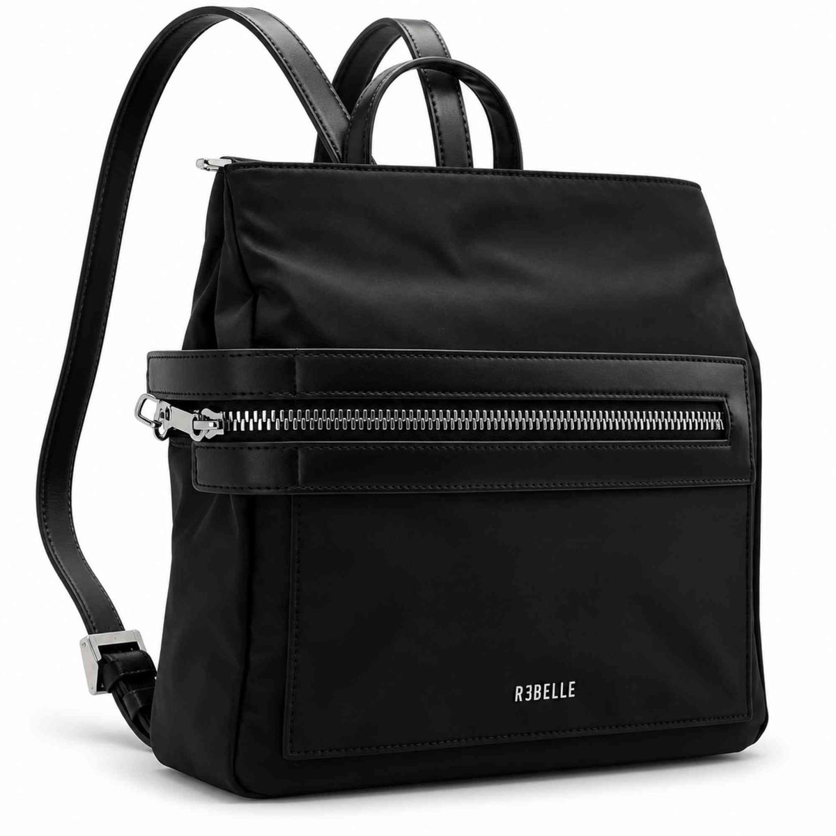 Zaino REBELLE ZACK BACKPACK in nylon nero