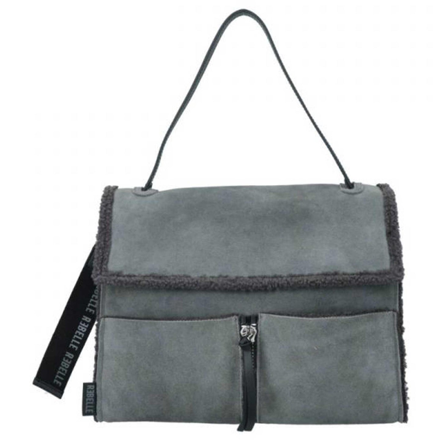 Borsa a cartella REBELLE CLIO HYPER borsa donna in pelle grigio