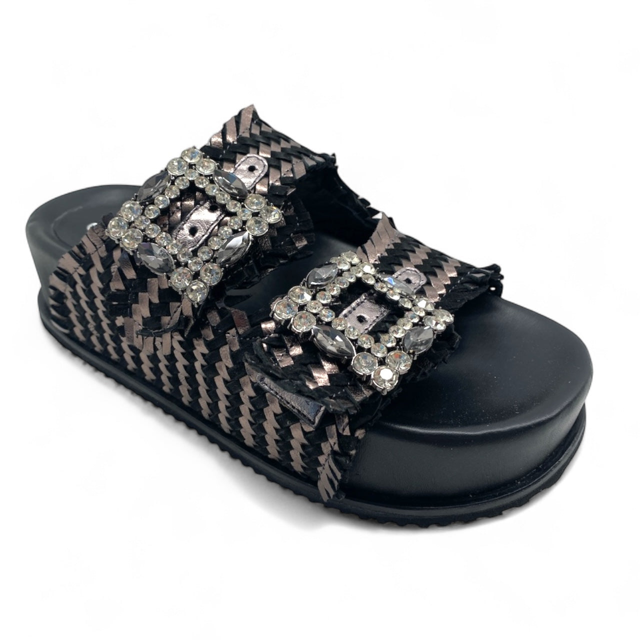 Sandali Ermans art.4000 platform nero
