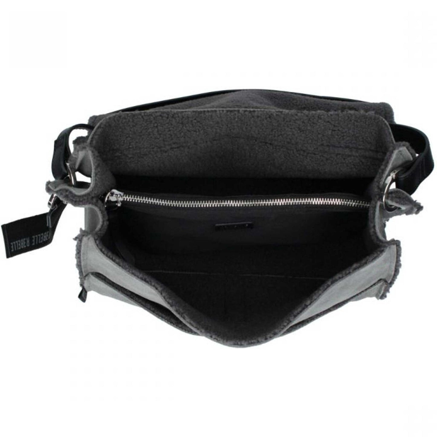 Borsa a cartella REBELLE CLIO HYPER borsa donna in pelle grigio