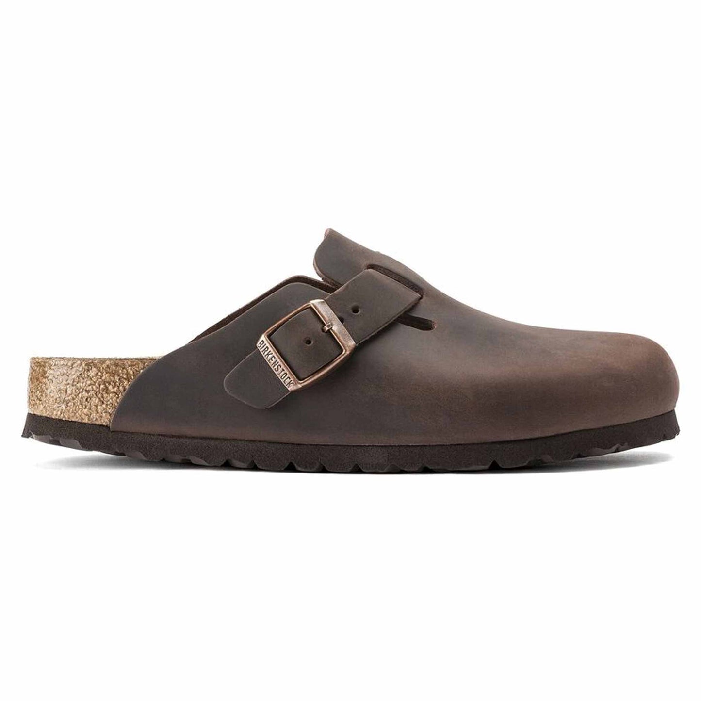Sabot Boston Birkenstock 860133 pelle oliata marrone habana (41-46)