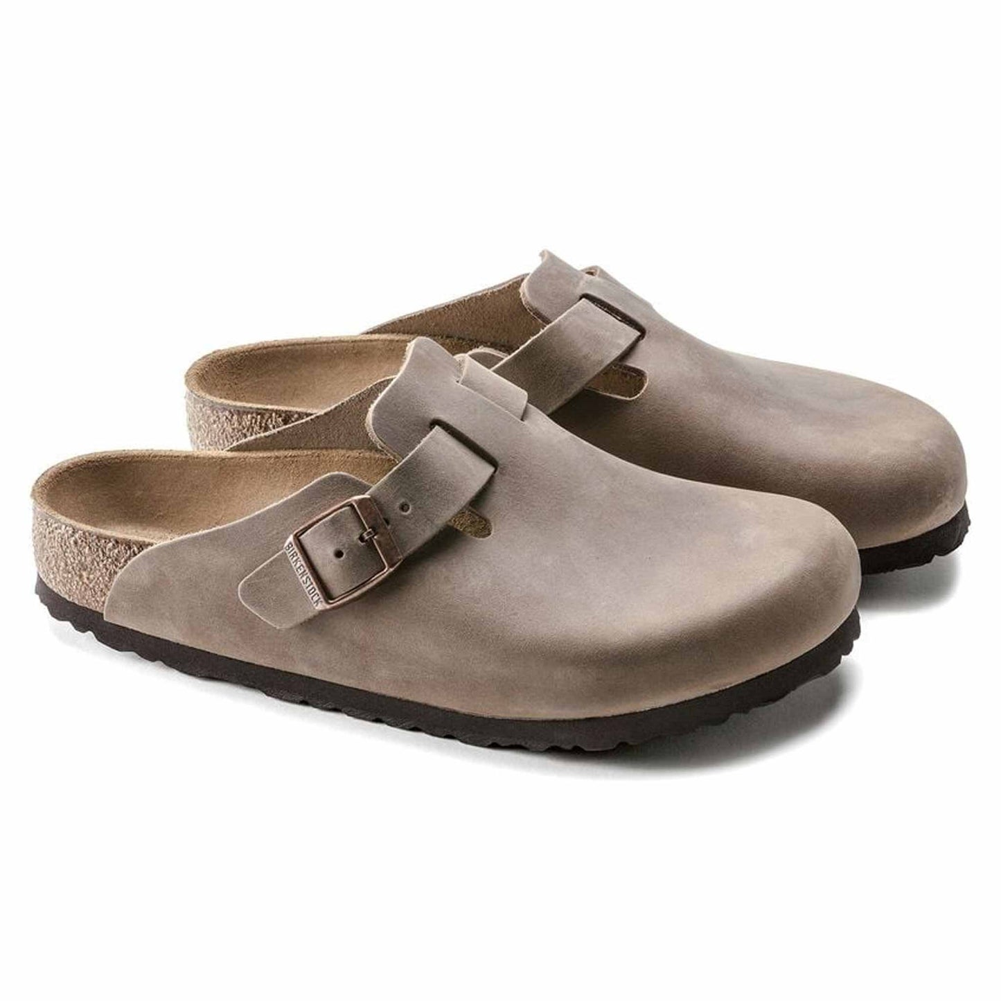 Sabot Boston Birkenstock 960813 in pelle oliata tabacco (35-46)