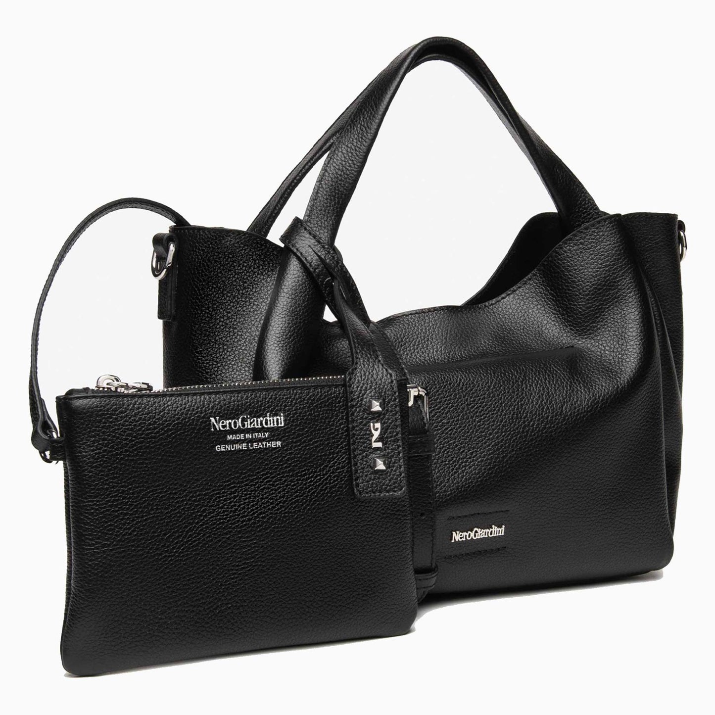 Borsa Hobo NeroGiardini I544031D-100 donna