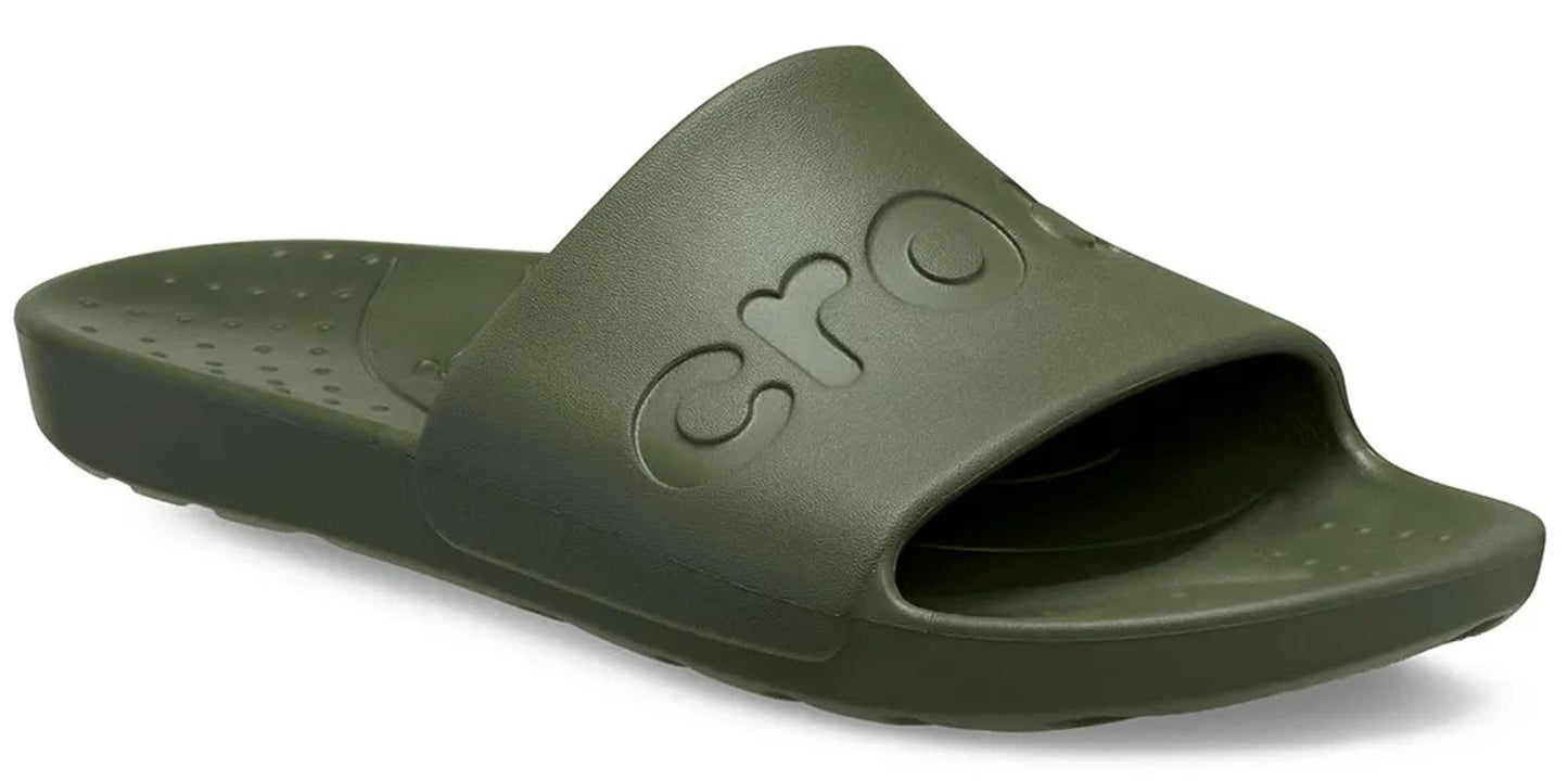 Sandali Croc slide 210088 ciabatte slide Crocs verde militare
