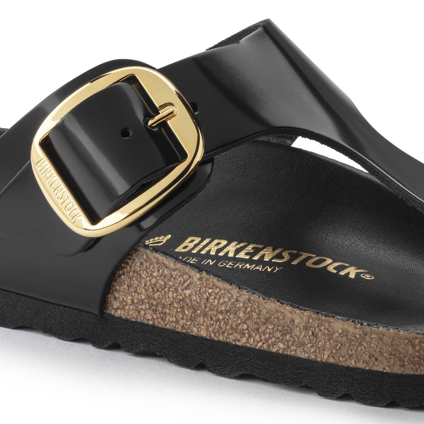 Sandali Gizeh Big Buckle Birkenstock 1021467 nero shine (36-40)
