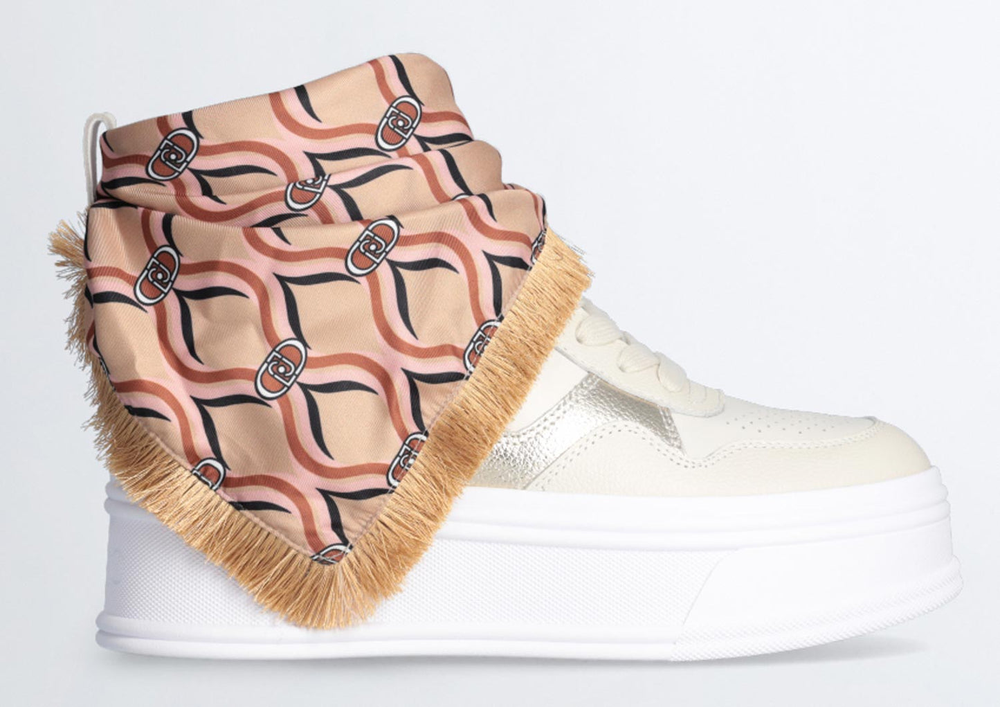 Sneakers mid LIU JO "Selma 02" BF3131 scarpe foulard donna