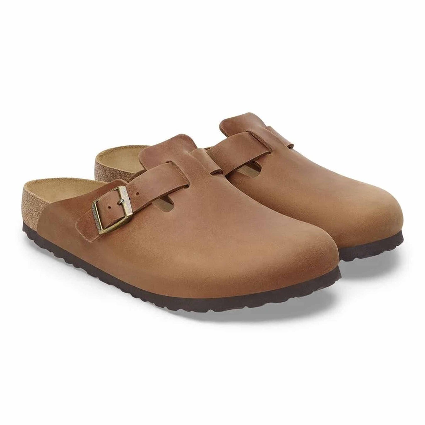 Sabot Boston Birkenstock 1028310 pelle oliata cognac (35-41)