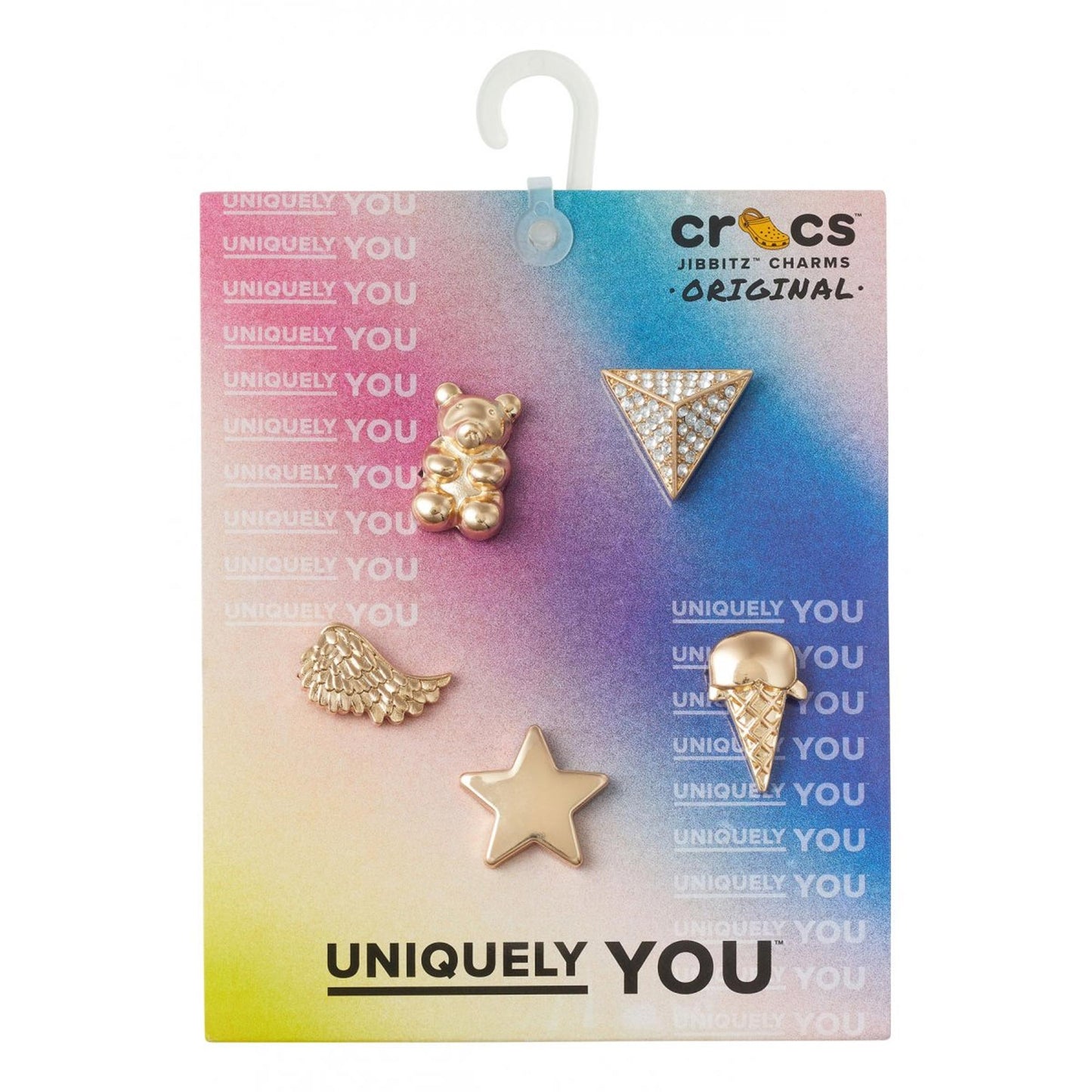 Jibbitz™ Charms per Sabot Unisex gold icons 5pz