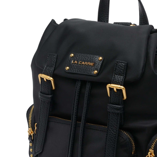 Backpack zaino nylon La Carrie 161M-ZS-342-NYS nero