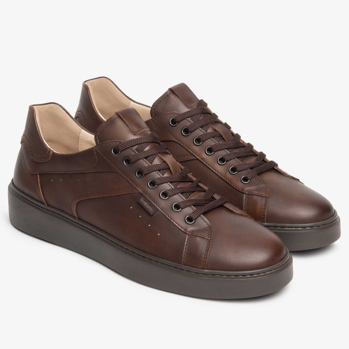 Sneaker NeroGiardini I601371U-412 scarpe uomo Marrone