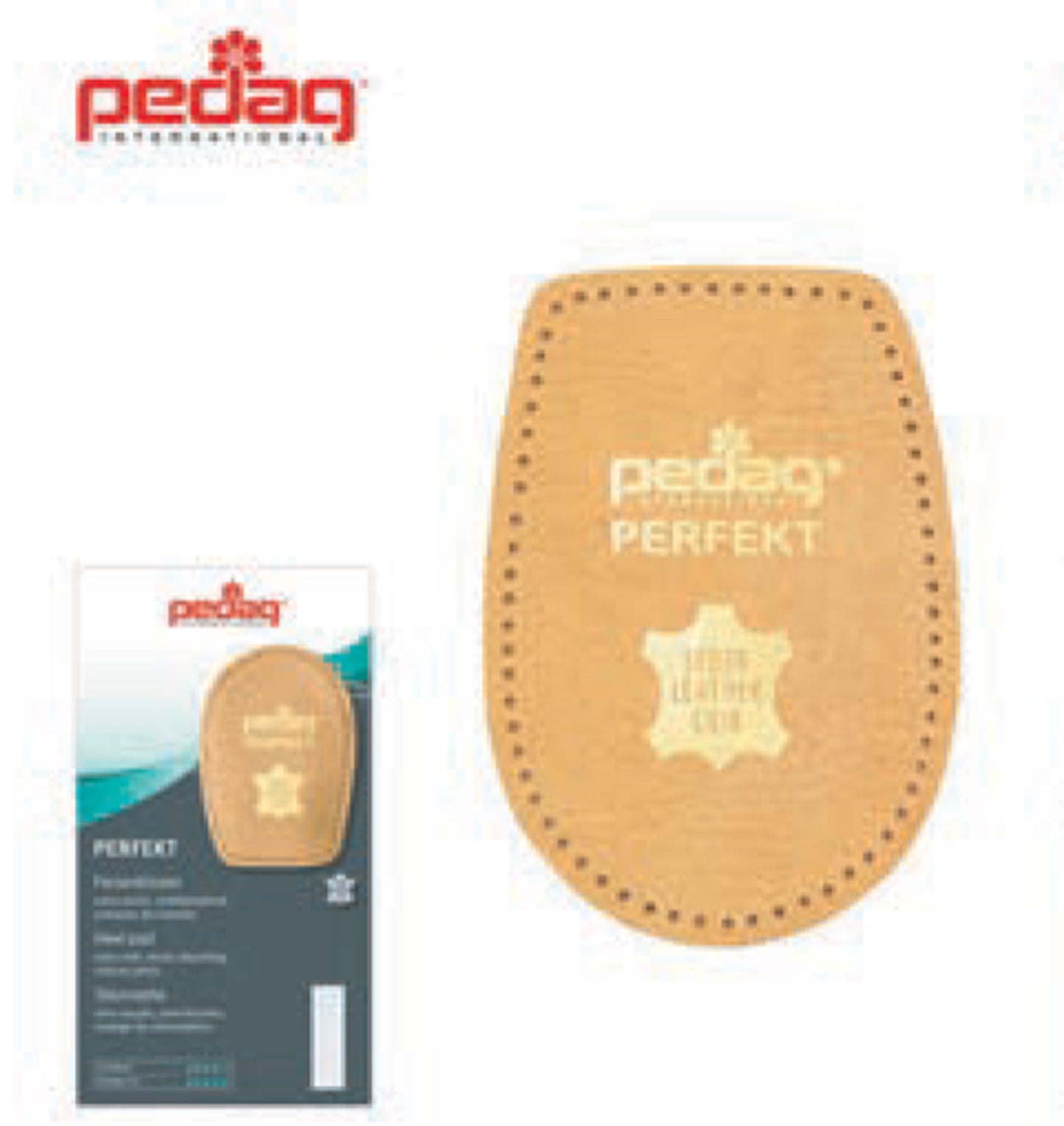 Alzatacco Rialzo per tallone rivestito in pelle da 1cm