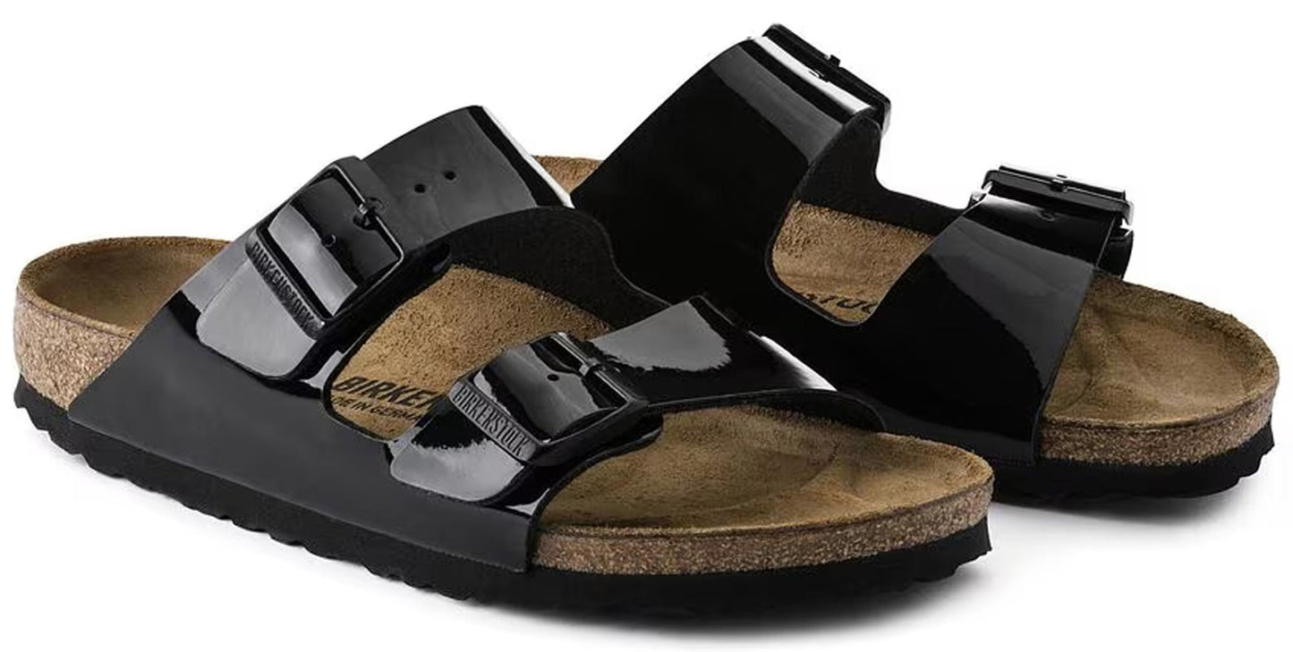Sandali Arizona nero lucido Birkenstock 1005292 (35-41)