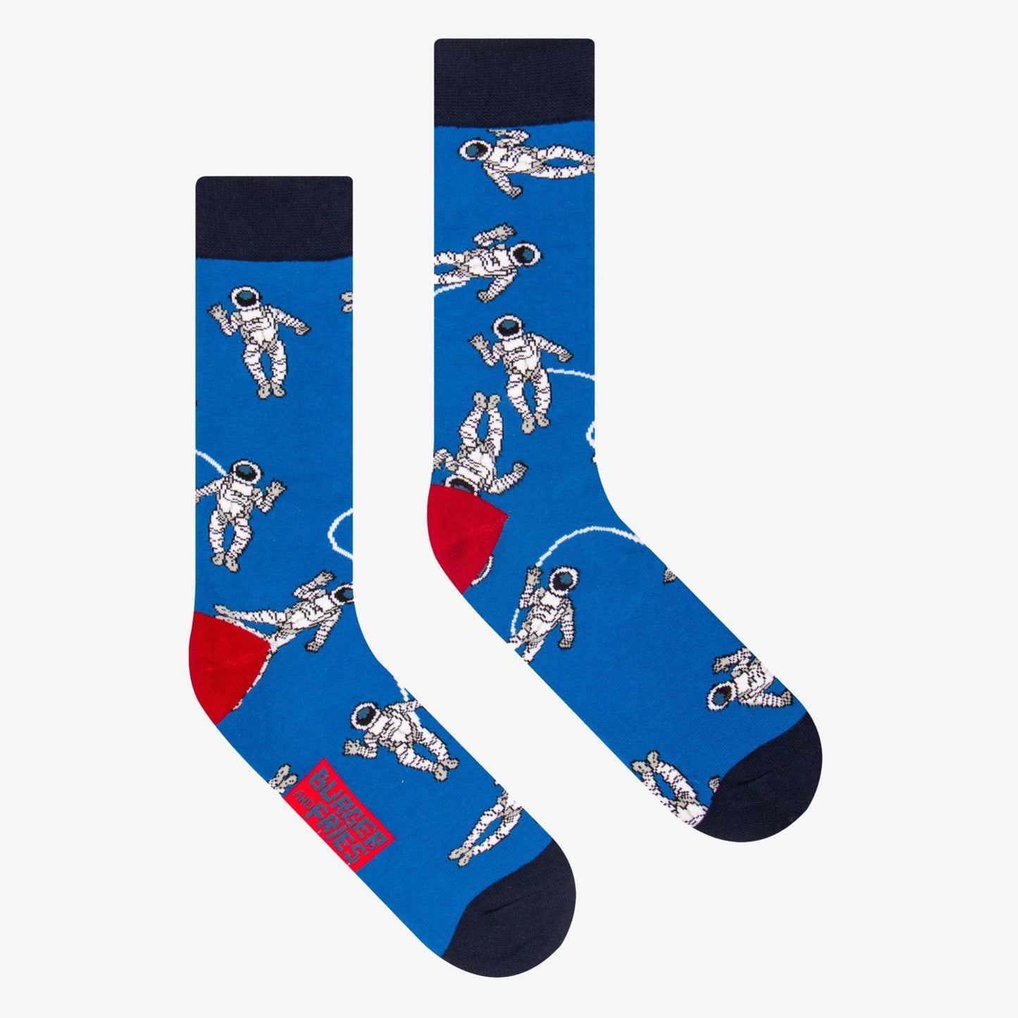 Calze Space Socks BF1012 "Man in the Space" Socks Burger and Fries