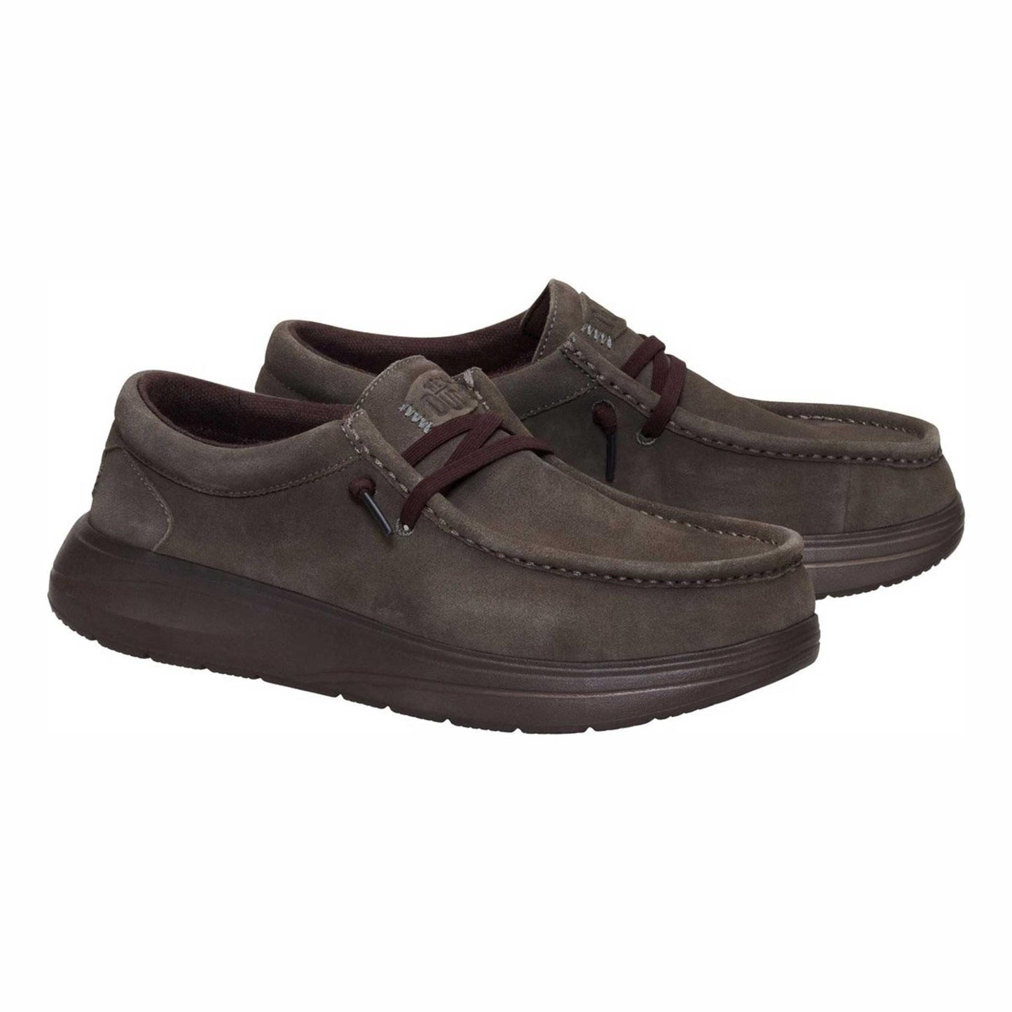 Scarpe Hey Dude Wally Comf Suede 41975-2KU marrone
