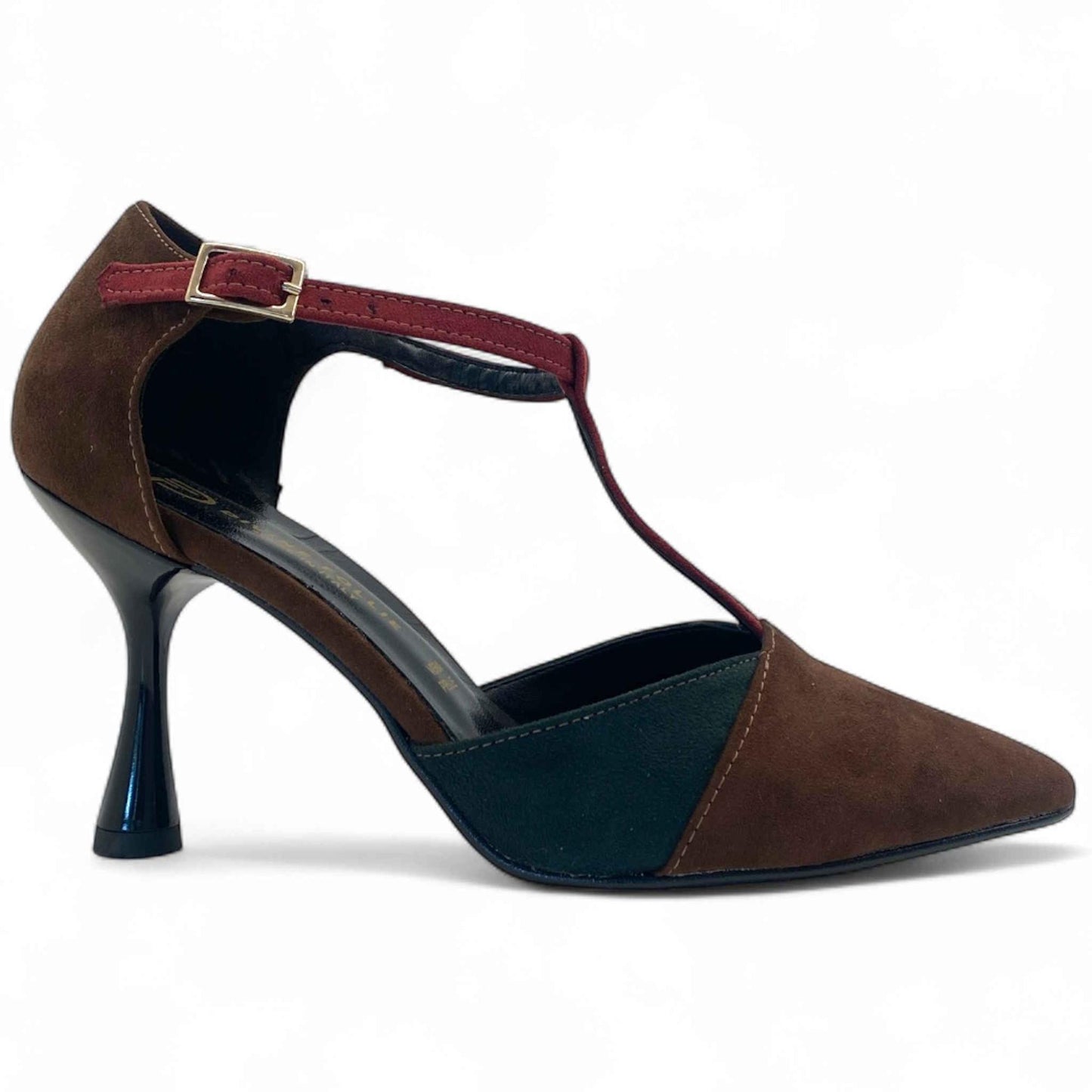 Decolte Divine Follie 8017 Marrone/Verde