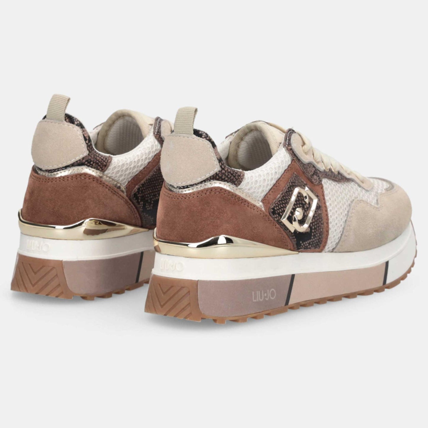 Sneakers LIU JO "Maxi Wonder 01" BF5009 beige