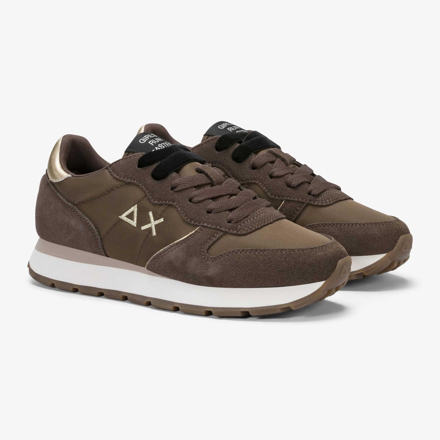 Sneakers SUN68 "ALLY GOLD SILVER" Z46202-08 Marrone