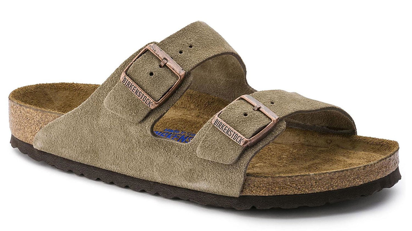 Sandali Arizona Soft Birkenstock camoscio taupe 951303 (41-46)