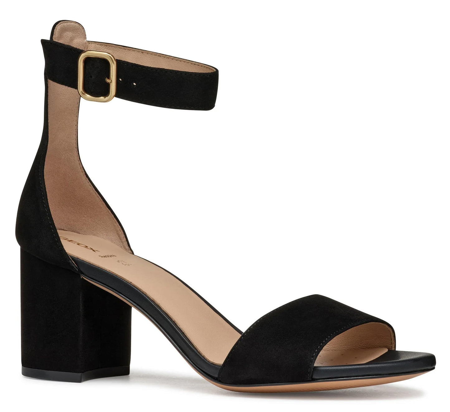 Sandali GEOX "Virnilisa" in camoscio nero