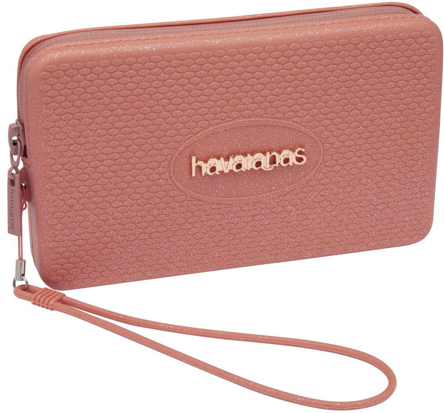 Borsa donna Mini bag plus glitter Havaianas in silicone rosa