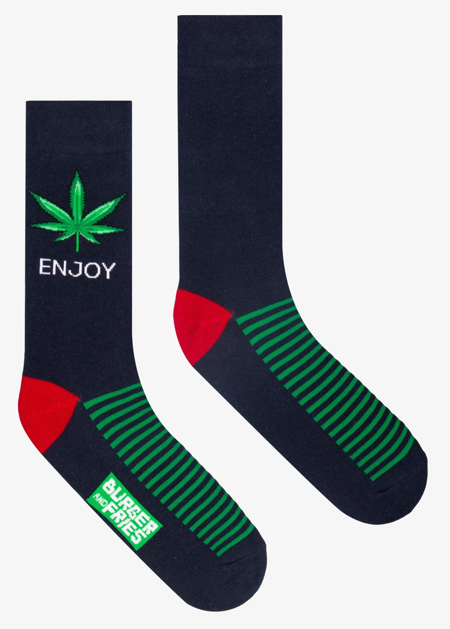 Calze Funny Socks BF1011 "Smoke in the Sky" Socks Bruger and Fries