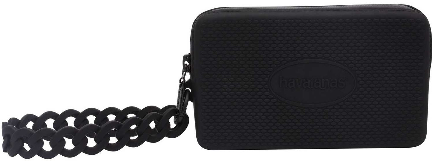 Borsa donna Mini bag Chain Havaianas in silicone nero