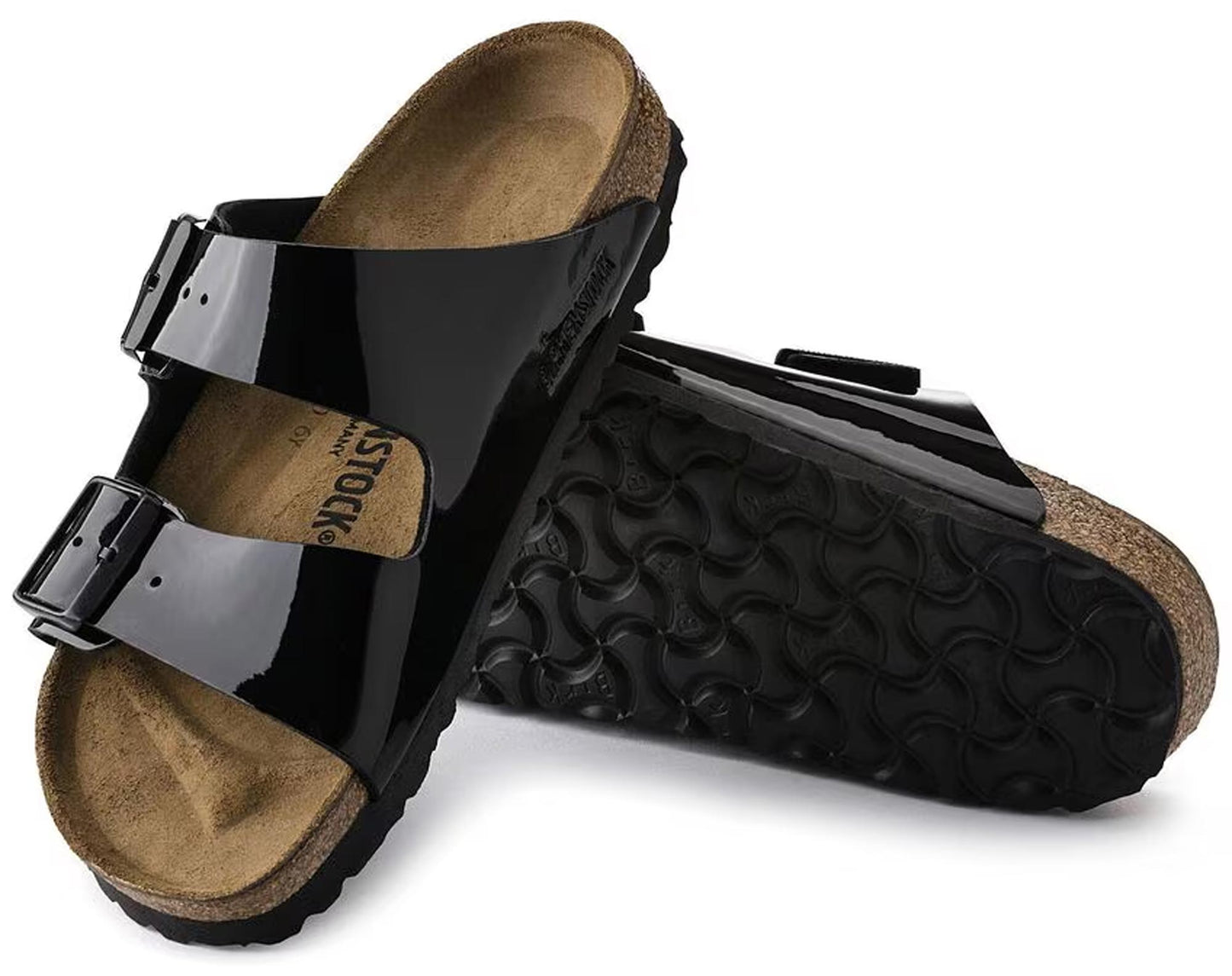 Sandali Arizona nero lucido Birkenstock 1005292 (35-41)