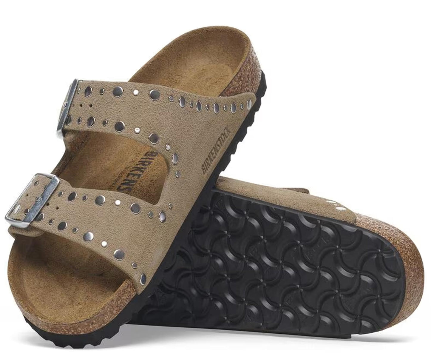 Sandali Arizona Rivet Birkenstock camoscio taupe 1029390 (36-41)