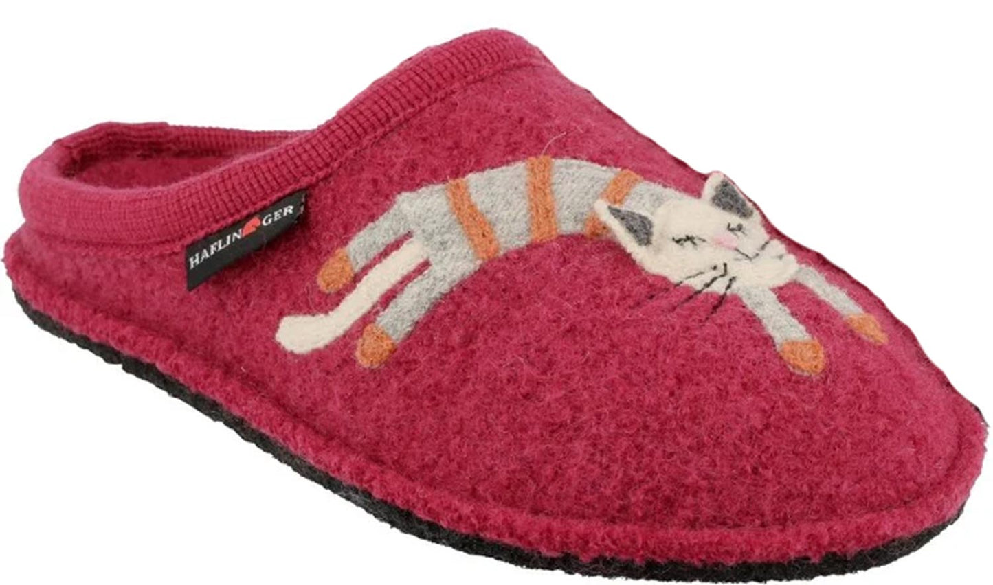 Pantofole HAFLINGER Choupette Gatto Rosso 31310460