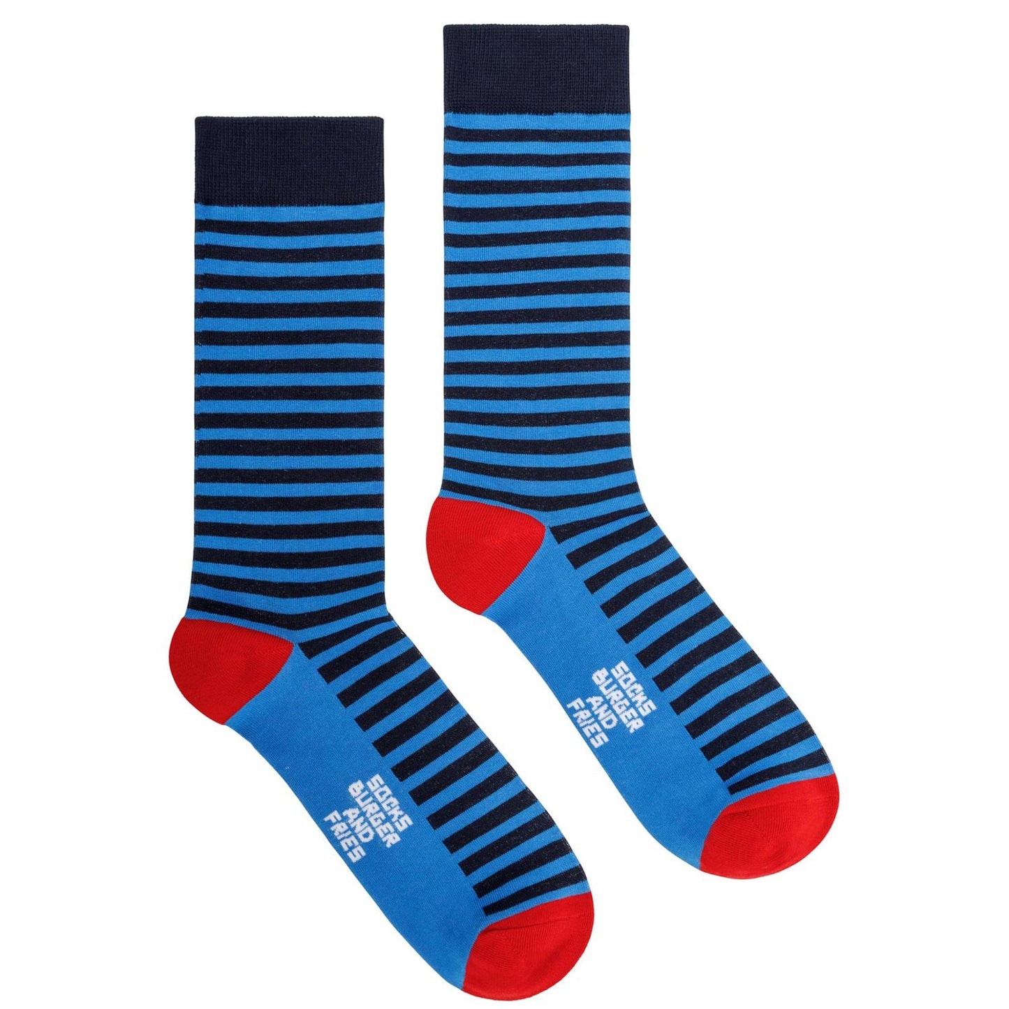 Calze Micro Stripes BF1301 Socks Burger and Fries