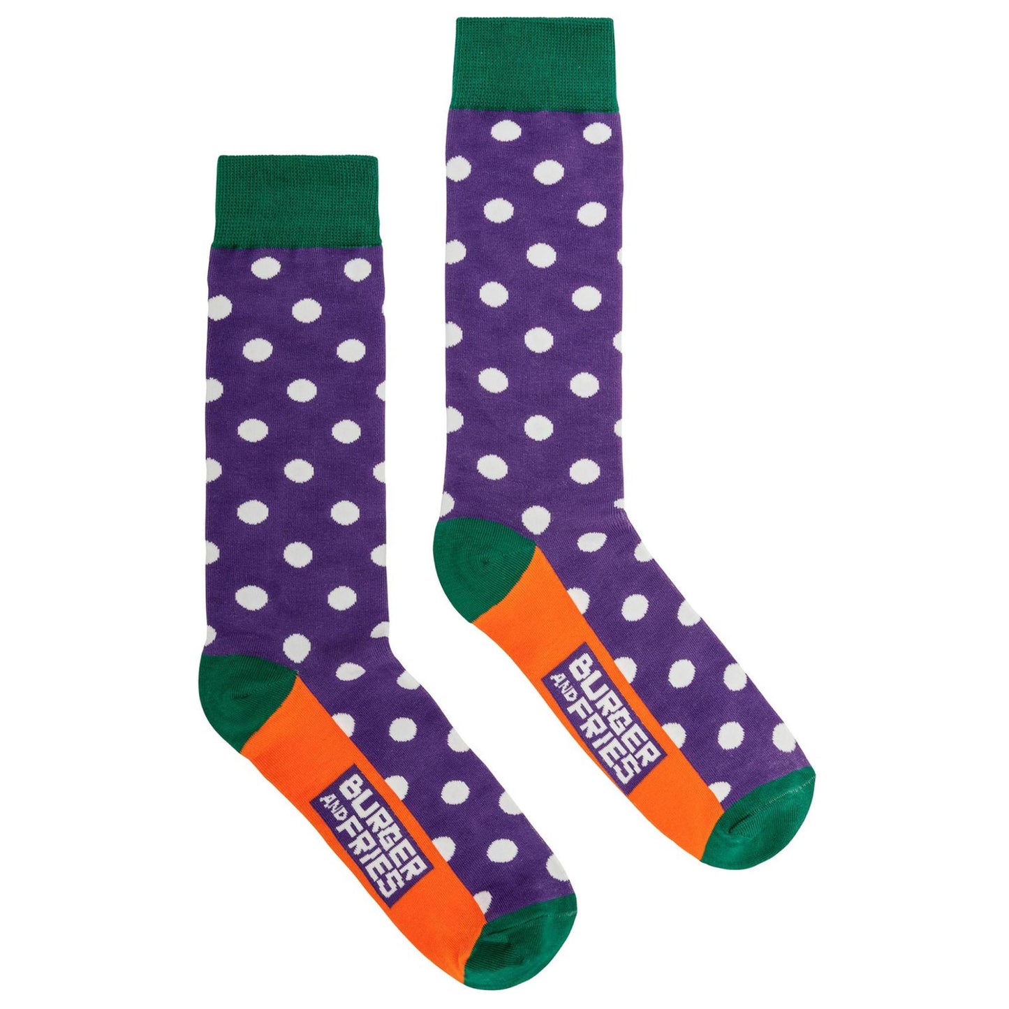 Calze Pois Socks BF1203 Socks Burger and Fries