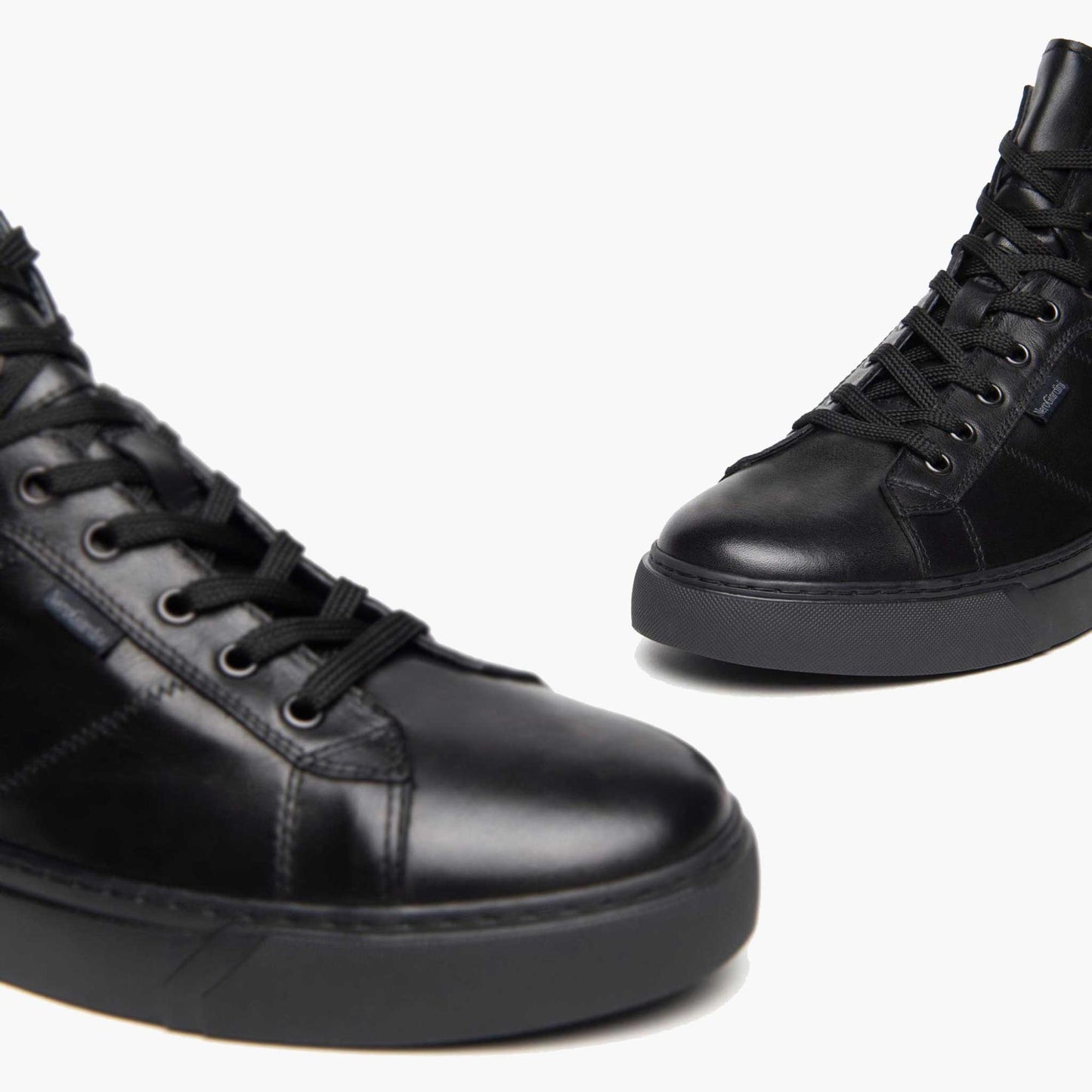 Sneaker Mid NeroGiardini I400451-100 I400451 0451 scarpe