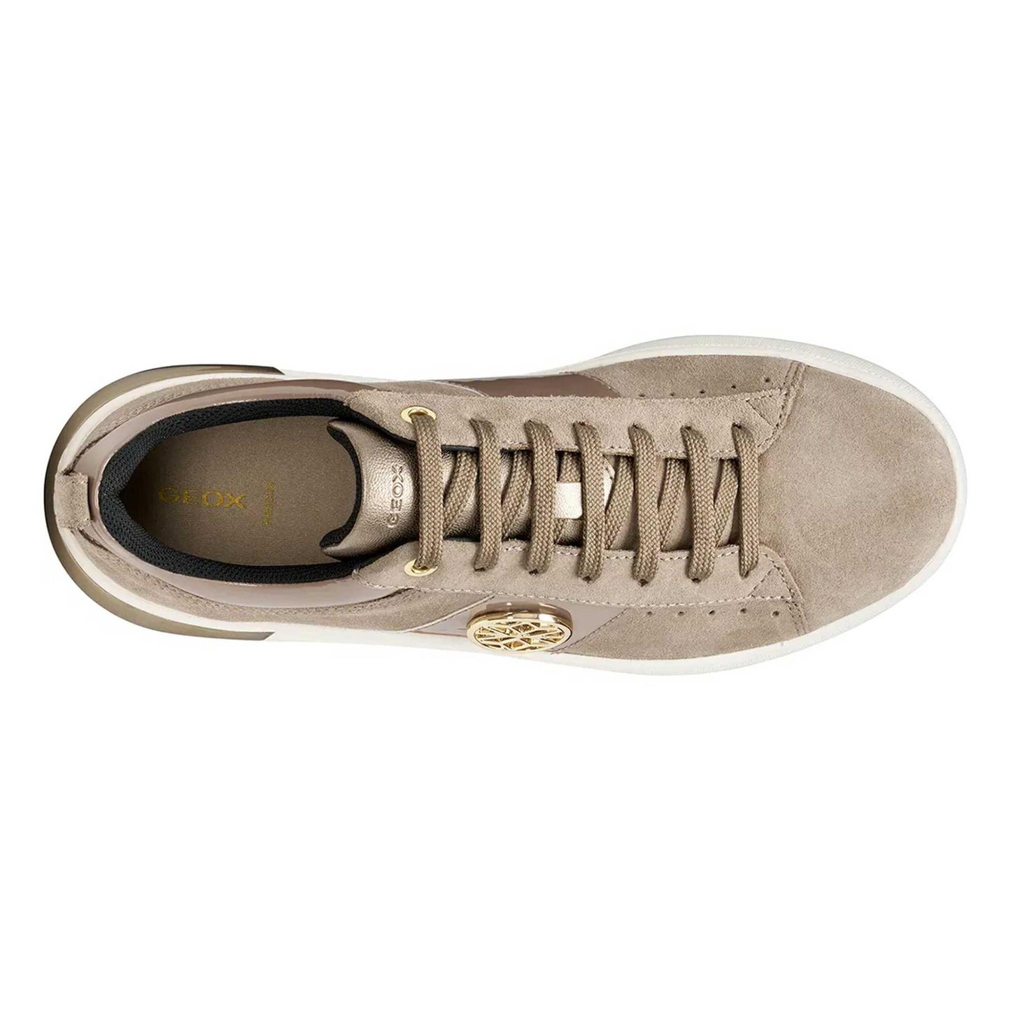 Sneakers GEOX "Dalyla" D55QFA scarpe taupe