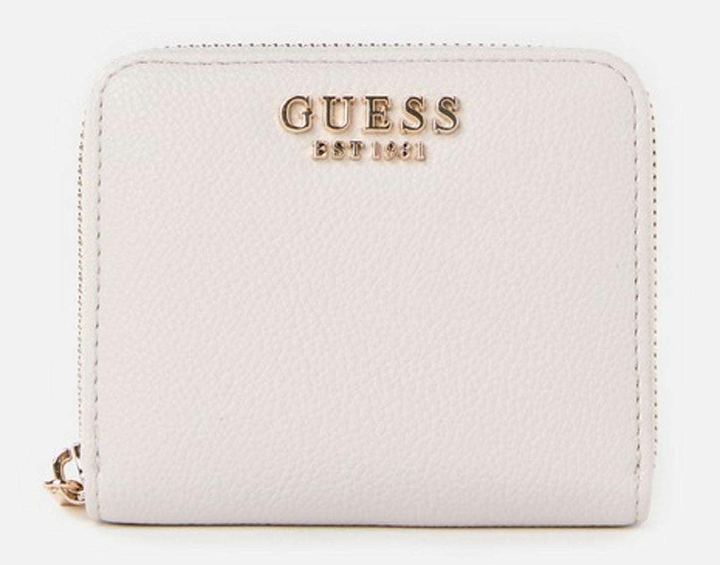 Portafoglio Guess SWBG85 Laurel Slg Small Zip Around avorio
