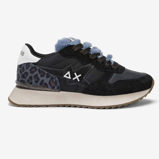 Sneakers SUN68 "STARGIRL ANIMAL" Z45218-11 scarpe donna