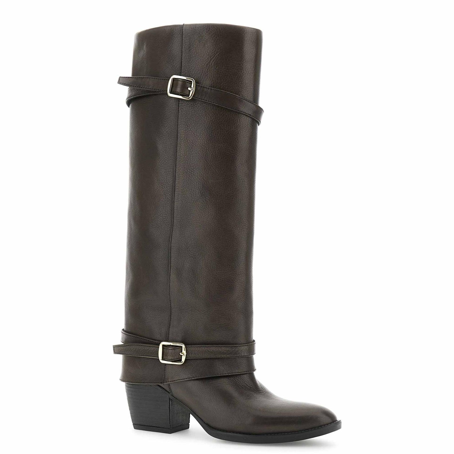 Stivali CafèNoir MA1004 al ginocchio marrone