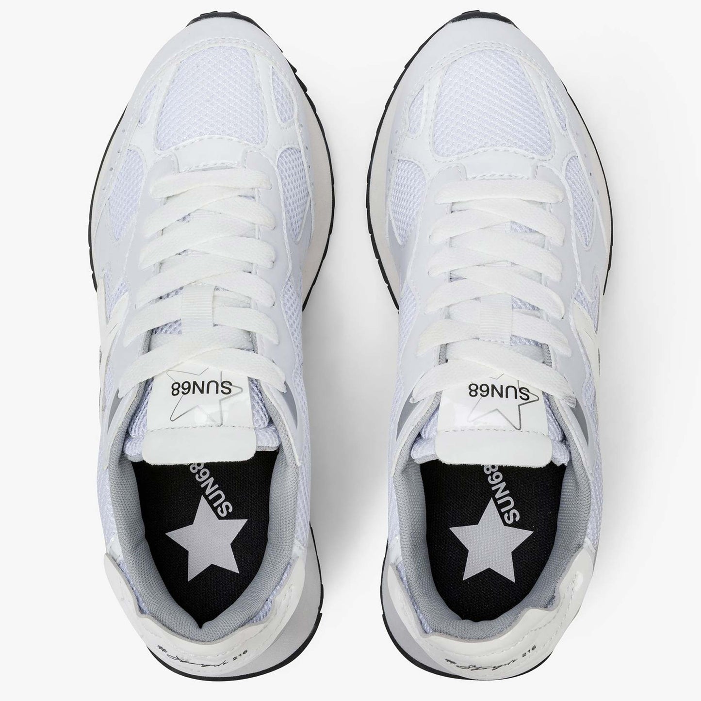 Sneakers SUN68 "STARGIRL SILVER MESH" Z36216-01