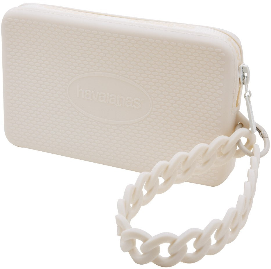 Borsa donna Mini bag Chain Havaianas in silicone beige