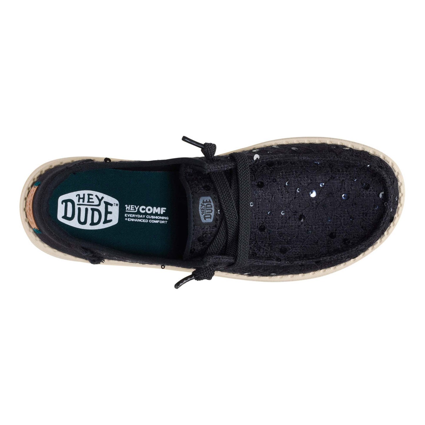Scarpe Hey Dude Wendy Sequin Lace donna 45478-001 | leggere, comode e slip-on