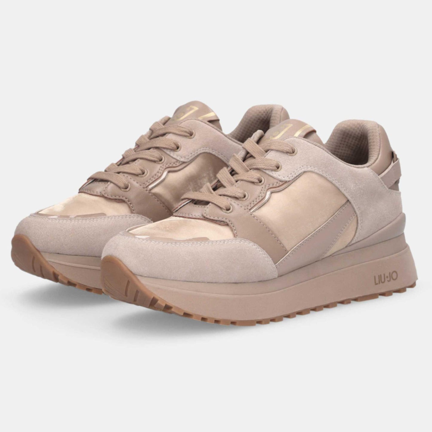 Sneakers LIU JO "Maxi Wonder" BF5005 beige