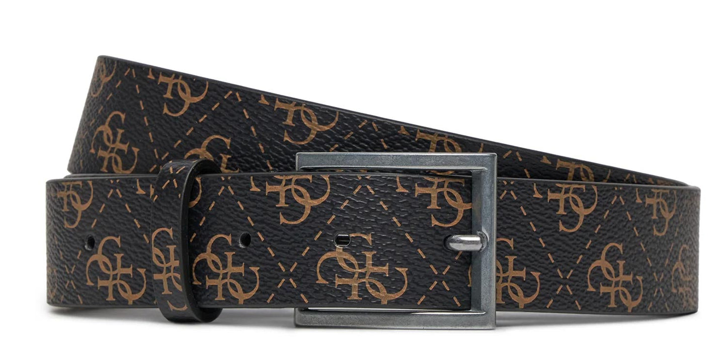 Cintura Guess BM7781-P3435 cinta uomo marrone/ocra