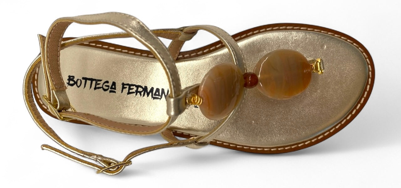 Sandali Bottega Fermana art.S787 oro