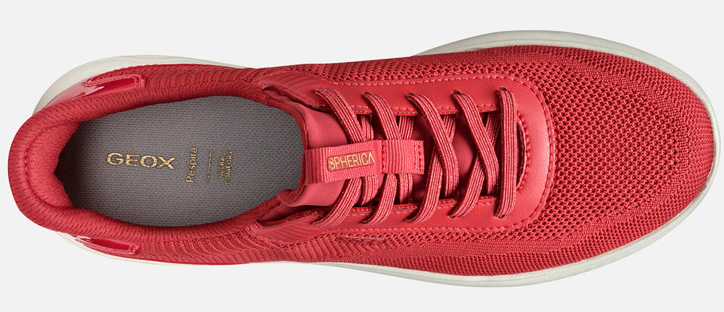 Sneakers GEOX "Spherica Plus A" scarpe rosso corallo