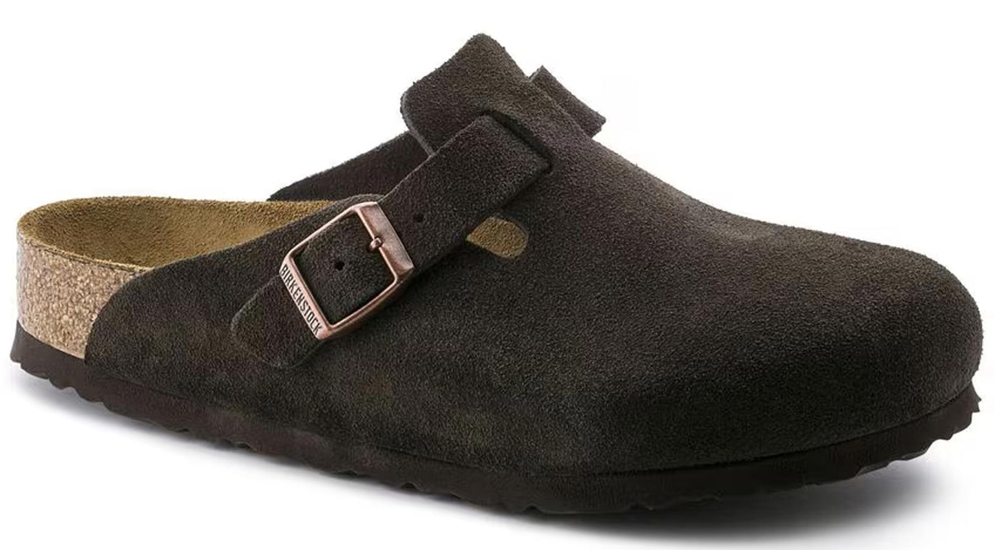 Sabot Boston Suede Birkenstock 1027460 calzata stretta (35-41)
