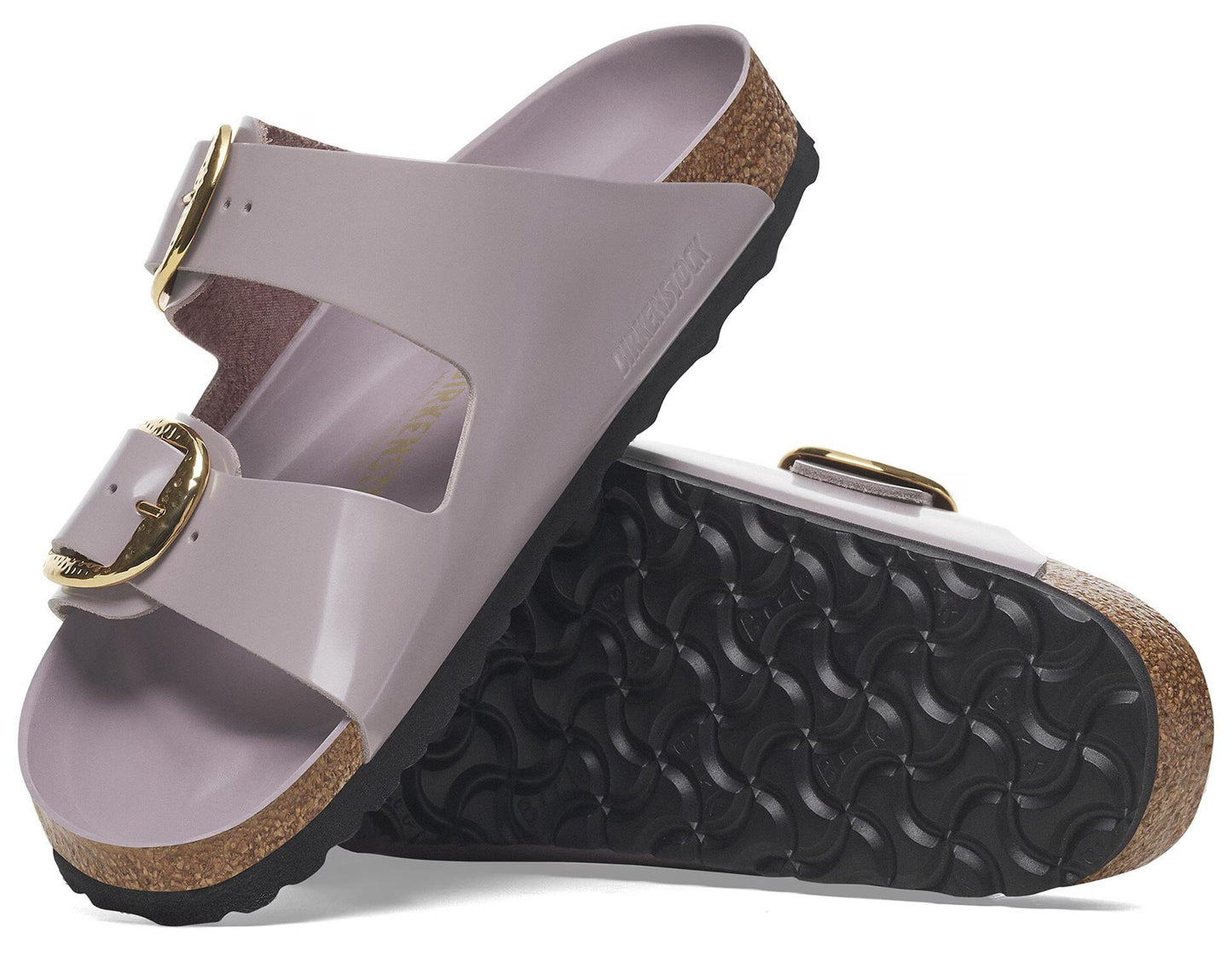 Sandali Arizona Big Buckle High-Shine Faded Birkenstock in pelle 1029762 (35-41)
