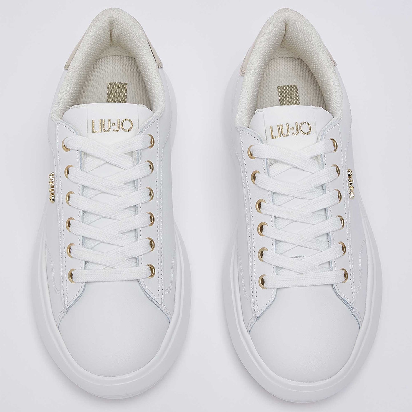 Sneakers LIU JO "Casper 01" BA6069 bianco/oro