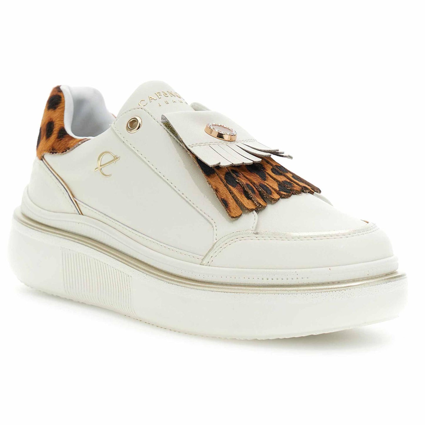 Slip-on CafèNoir DS1007 scarpe donna con frangie